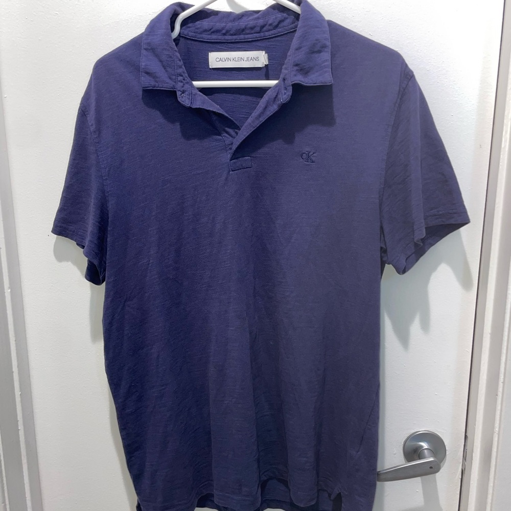Calvin Klein Blue Polo Shirt